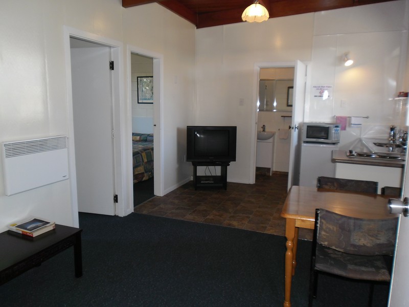 Small two bedroom motel unit