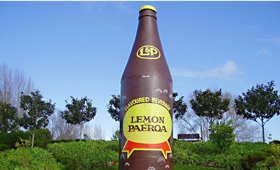 Photo Opportunity of L&P Bottle