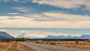 Road to Mt Cook