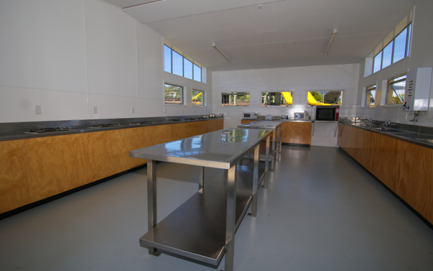 Photo of communal kitchen