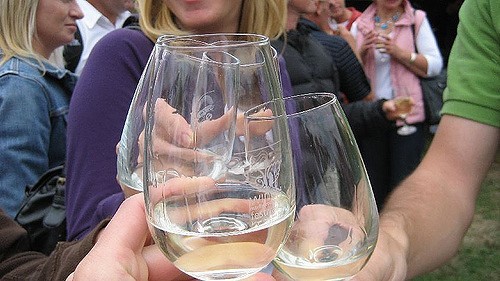 Photo of people drinking wine in Marlborough